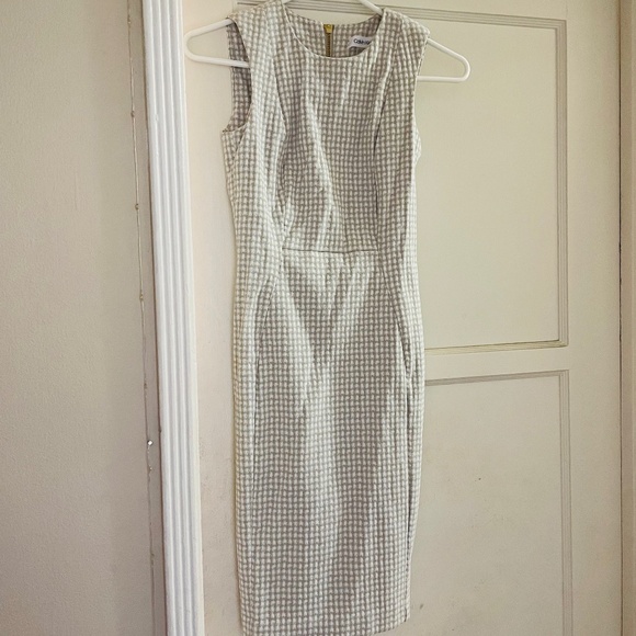 Calvin Klein Beige and White Dress - Picture 3 of 3
